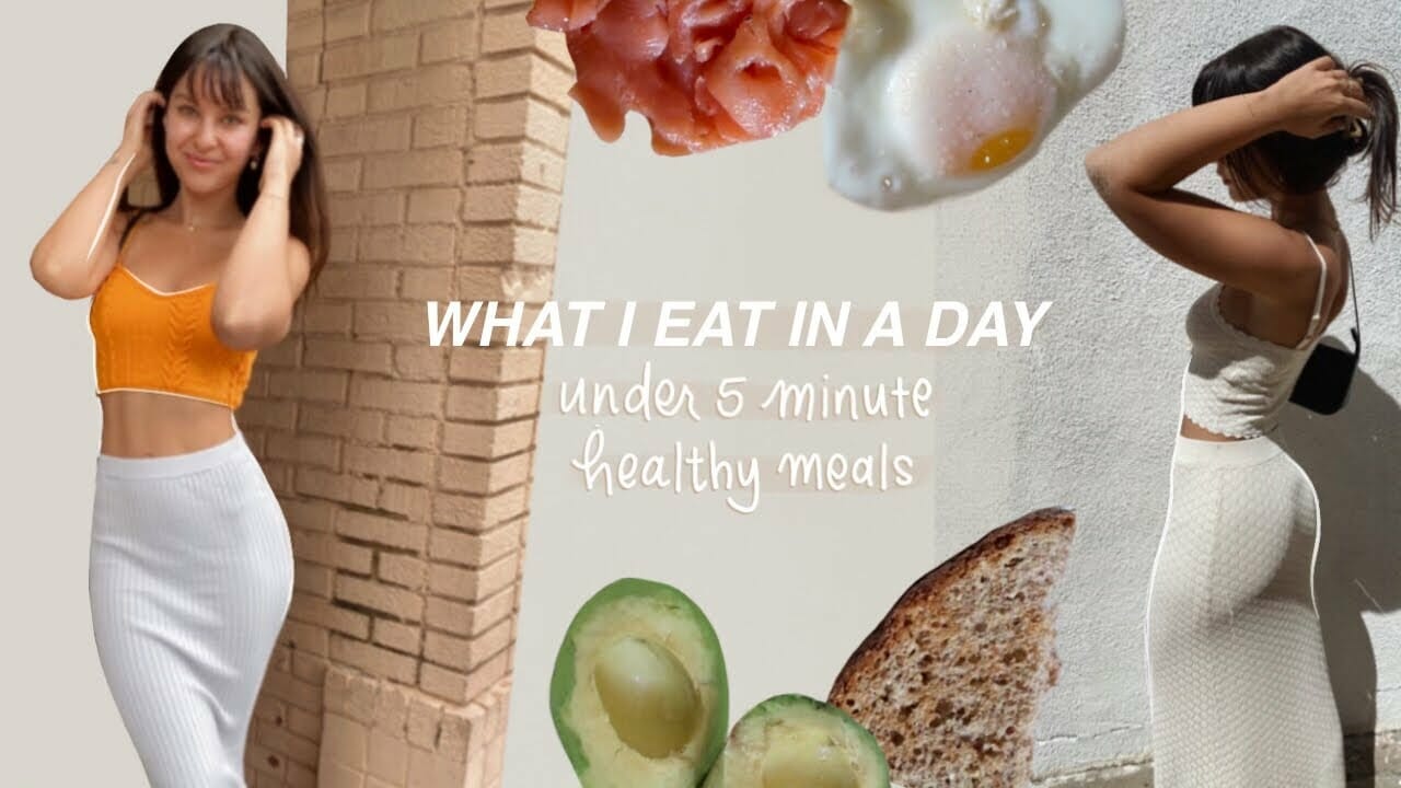 WHAT I EAT IN A DAY!! | realistic & healthy-ish! *easy ...