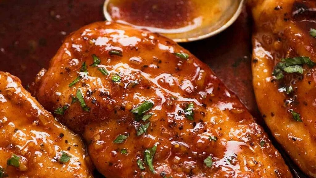 12 MINUTE Honey Garlic Chicken Breast - Viva Recipes